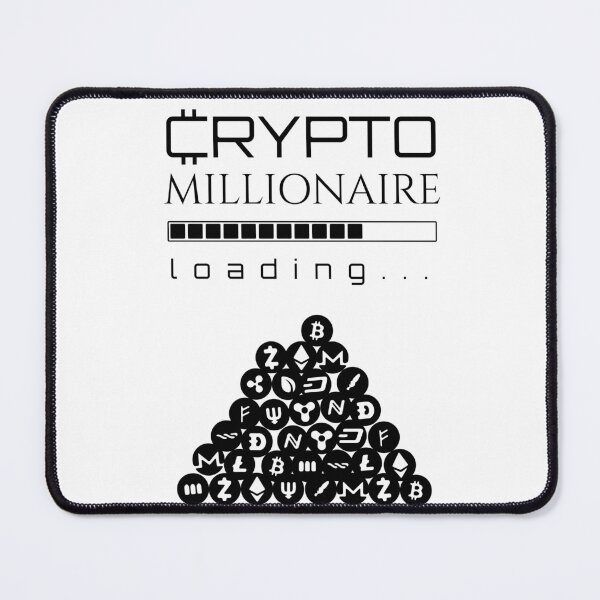 Item preview, Crypto Millionaire loading with loading bar and crypto coins parody icons designed and sold by mcb-jp.