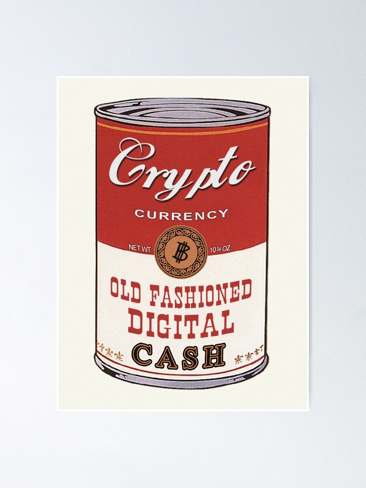 Alternate view of Bitcoin Campbell's Soup Poster