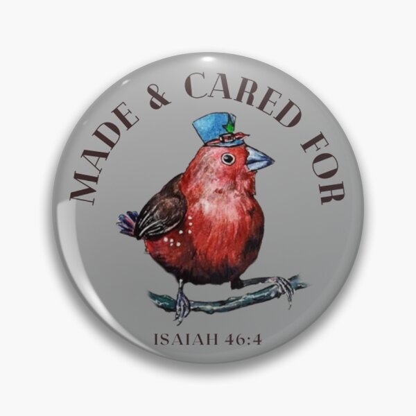 Item preview, Isaiah 46:4- " I made you and will care for you."  Watercolor bird and bible verse designed and sold by creatures-nhats.
