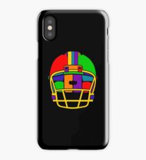 Football Helmet (Rainbow) iPhone Case