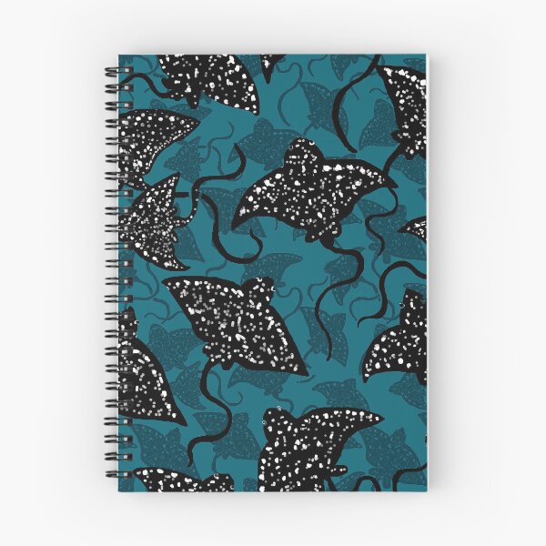 Item preview,  Spotted Eagle Ray Pattern - Dark Teal designed and sold by Michelebuttons.
