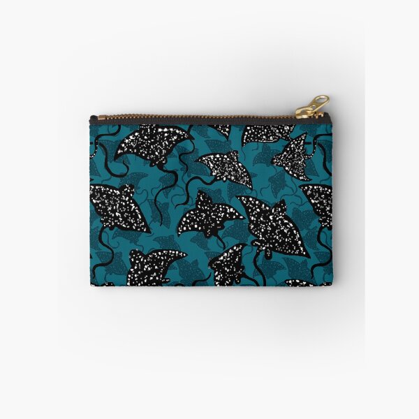 Item preview,  Spotted Eagle Ray Pattern - Dark Teal designed and sold by Michelebuttons.