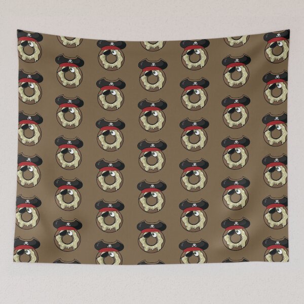 Item preview, Pirate captain donut designed and sold by Donutlovers.