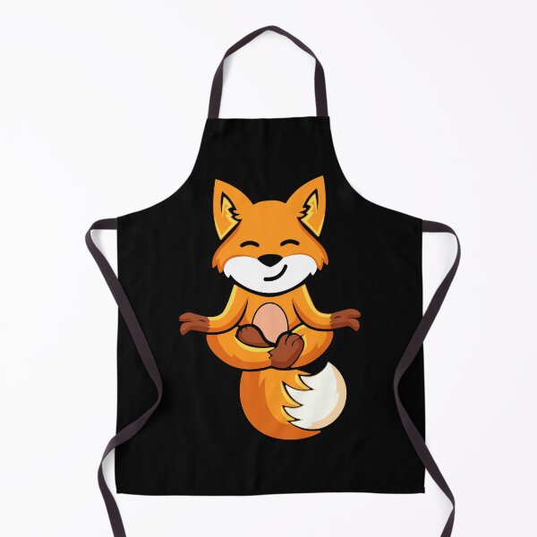 Item preview, cute Fox is meditating _ cartoon fox illustration designed and sold by Armaneto.