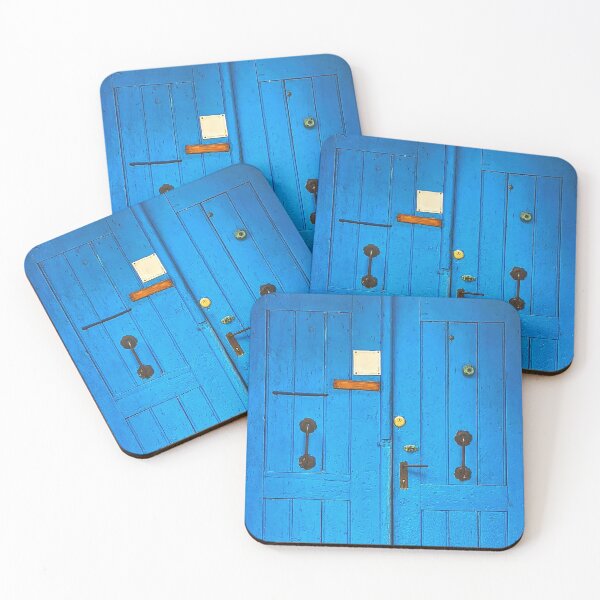 Item preview, Old Blue Wooden Door Texture designed and sold by kallyfactory.
