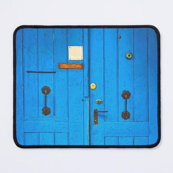Item preview, Old Blue Wooden Door Texture designed and sold by kallyfactory.