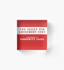 The Great S&M Amusement Corp. (Ace in the Hole) Acrylic Block