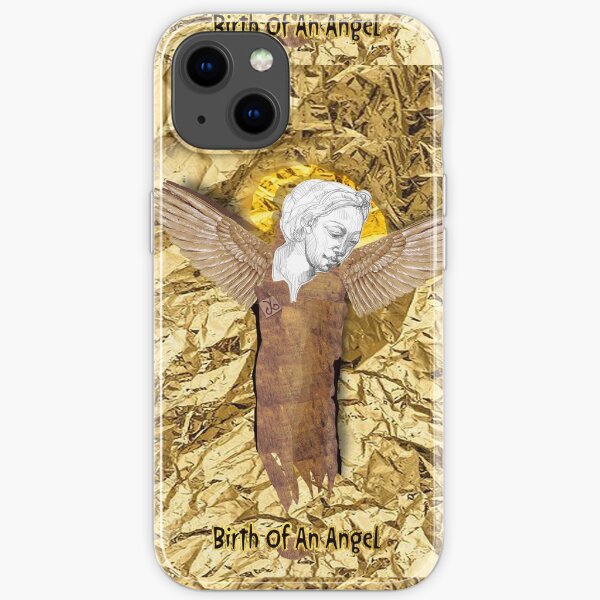 The Birth of an Angel (drawing by ACCI) iPhone Soft Case