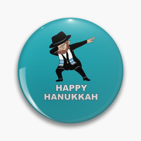 Item preview, Happy Hanukkah Dabbing Dancing Jewish Rabbi designed and sold by Draculaura2009.