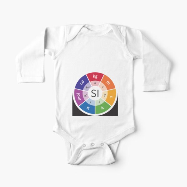 International System of Units Long Sleeve Baby One-Piece