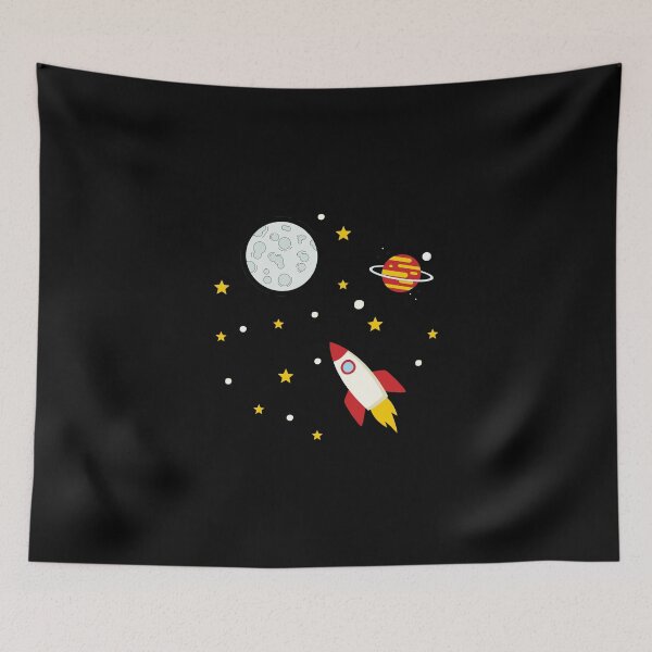 Item preview, Space Lovers : Cute Rocket In The Space designed and sold by MoaaStore.