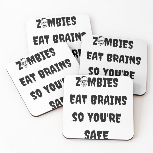 Item preview, Zombies Eat Brains ( Halloween themed Sarcastic and funny expression) designed and sold by Skeelo702.