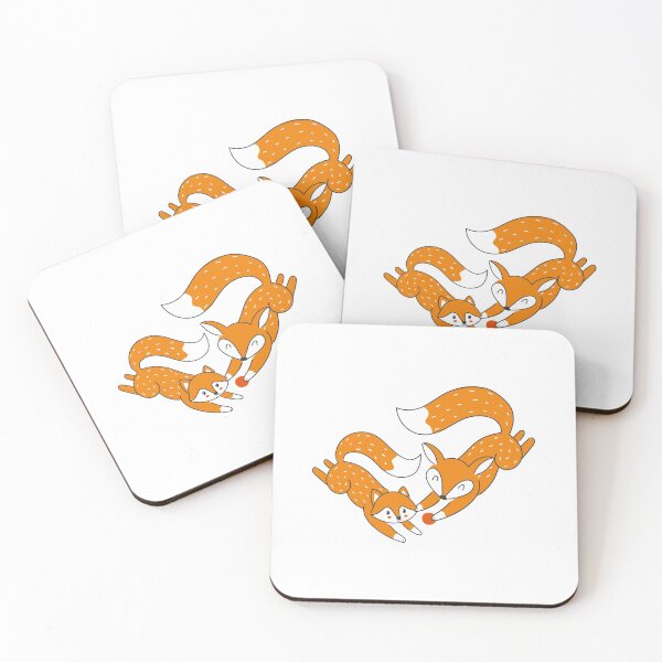 Item preview, Cute foxes playing designed and sold by Capictures.
