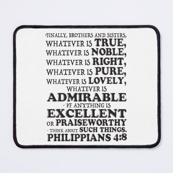 Item preview, Philippians 4:8 Think About Such Things designed and sold by plushism.