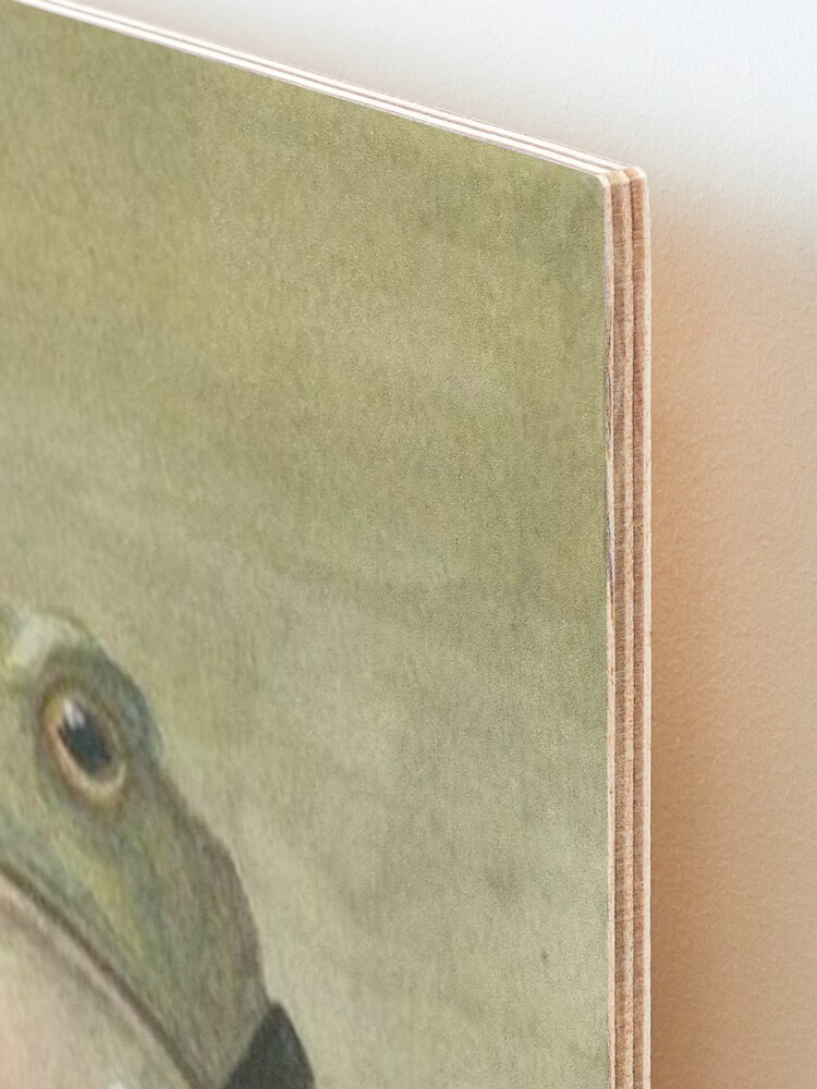Alternate view of Colonel Toad / Sir Toad Mounted Print