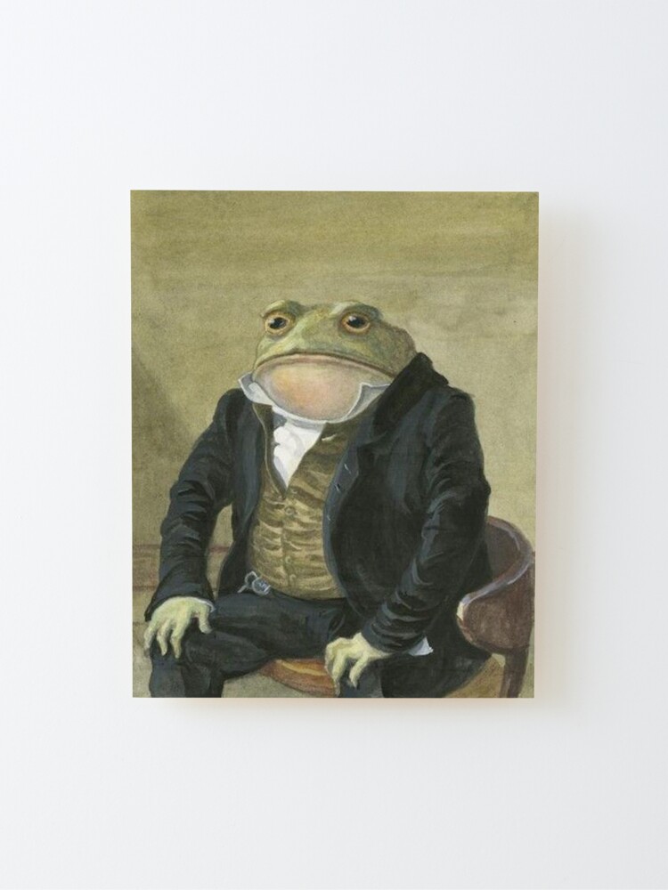 Alternate view of Colonel Toad / Sir Toad Mounted Print