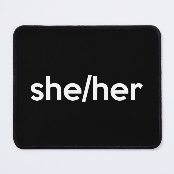 Item preview, she her (white) designed and sold by didijuca.