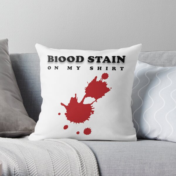 How to get a blood outlet stain out of a pillow