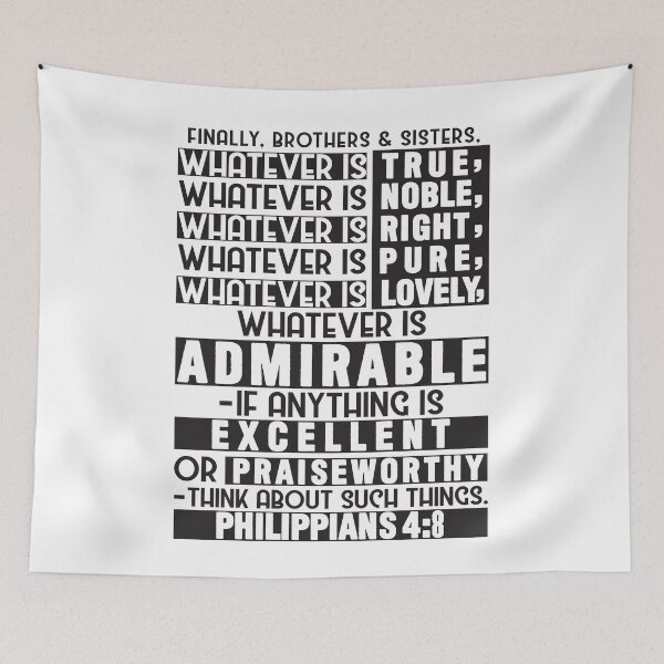 Item preview, Philippians 4:8 designed and sold by plushism.
