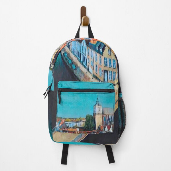 Item preview, Bruges Cityscape designed and sold by Sofia-Draws.