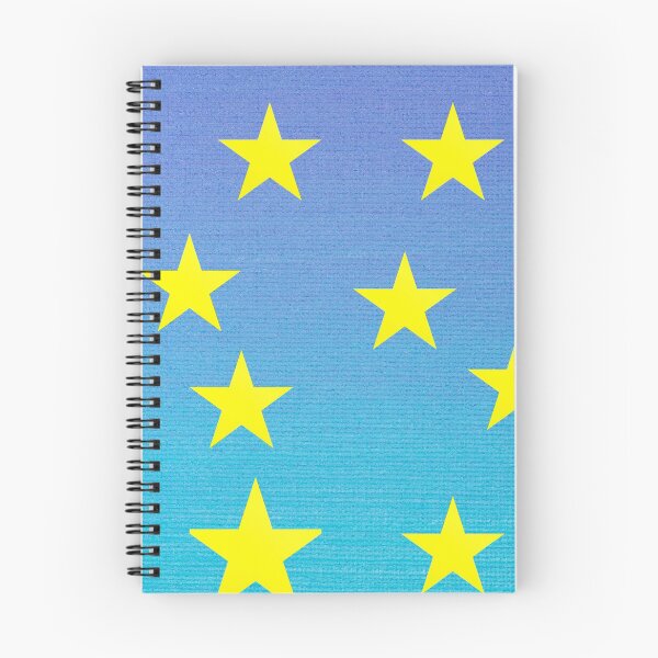 Item preview, blue and yellow stars ,tumble style designed and sold by amy greaves.