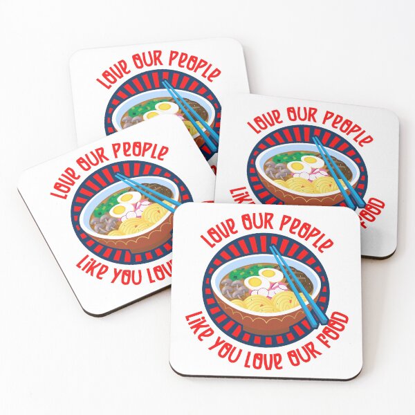 Item preview, Love Our People Like You Love Our Food Stop Asian Hate designed and sold by StickerbashCo.