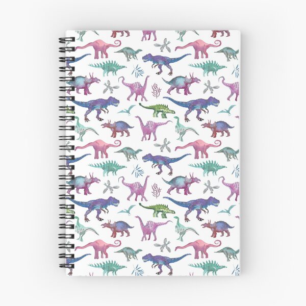 Item preview, Dinosaurios pintados a mano en colores pastel múltiples. designed and sold by Leanne  Nowell.