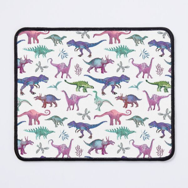 Item preview, Dinosaurs hand painted multi pastel colors designed and sold by Leanne Nowell.