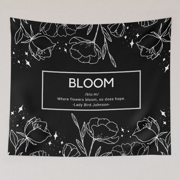 Item preview, "Where flowers bloom, so does hope." designed and sold by SapphireDC.
