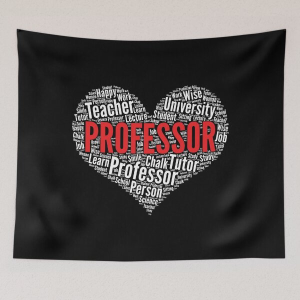 Item preview, Professor Heart Shape Word Cloud Design graphic designed and sold by theodoros20.