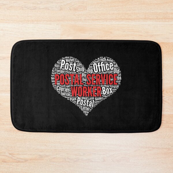 Item preview, Postal service worker Heart Shape Word Post Office design designed and sold by theodoros20.