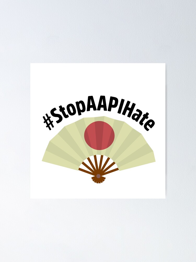 Póster «stop Aapi Hate Stop Discriminación Todas Las Vidas Importan De