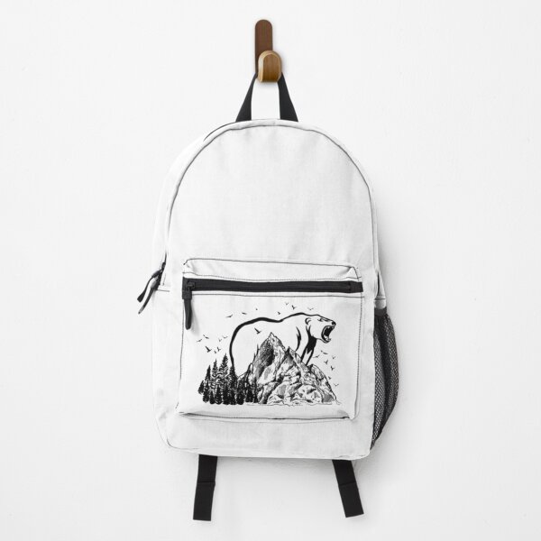 Item preview, Bears in the Woods-bear silhouette in the woods designed and sold by Hartics.