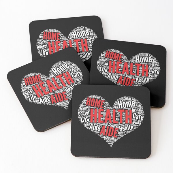 Item preview, Home Health Aide Heart Shape Word Cloud Design design designed and sold by theodoros20.