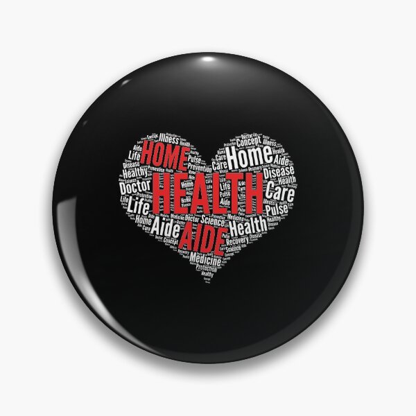 Item preview, Home Health Aide Heart Shape Word Cloud Design design designed and sold by theodoros20.