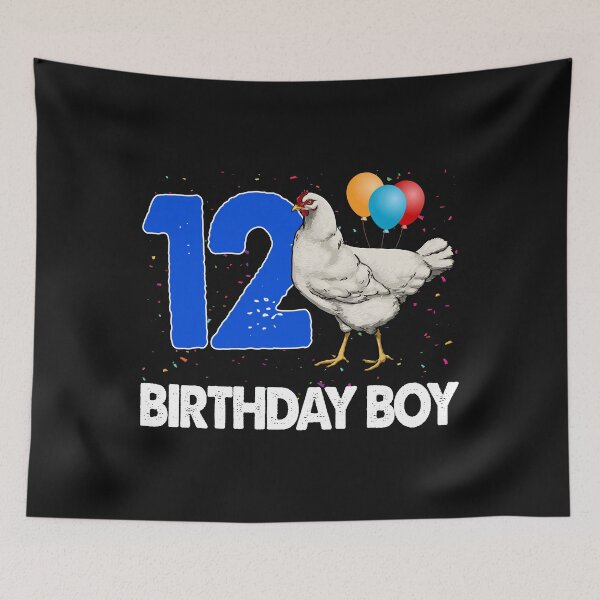 Item preview, Birthday Boy 12 Hen designed and sold by Bendthetrend.