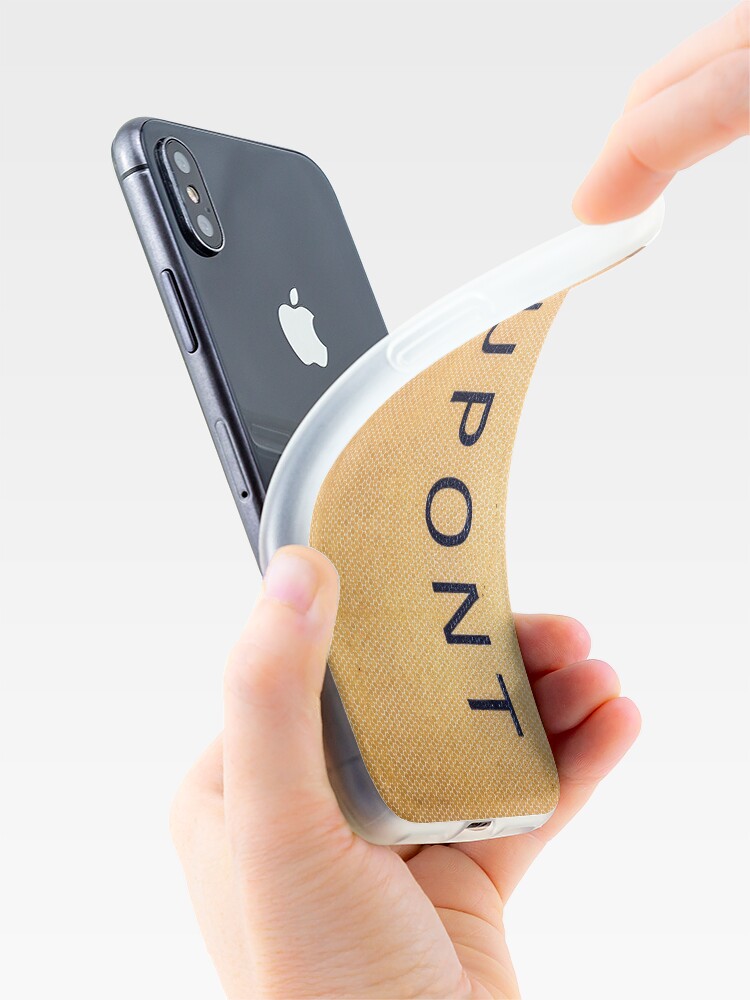 Alternate view of Dupont Toronto Subway Station Sign iPhone Case