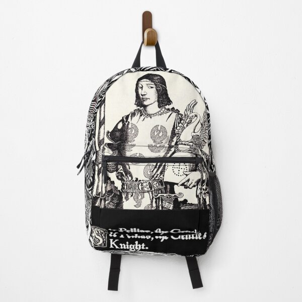 Item preview, ARTHURIAN LEGENDS,SIR PELLIAS THE GENTLE KNIGHT In Black and White designed and sold by BulganLumini.