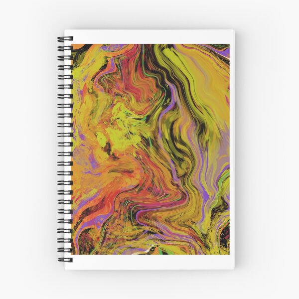 Item preview, Notebook | Pretty Notepad | Arty Notebook | Colourful Notebook | Lined Journal | Notebook - 118 page notebook | Gift For Friend, designed and sold by philgames2d.