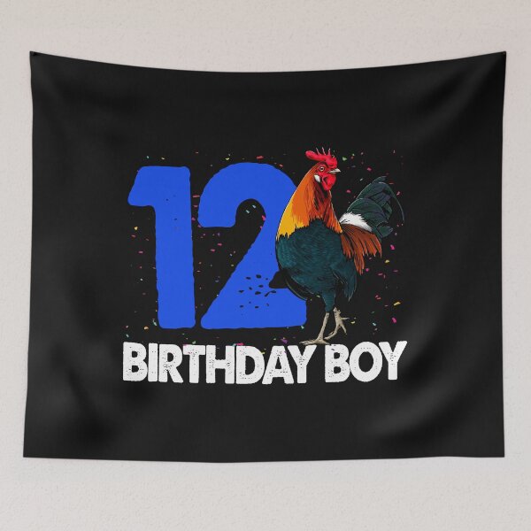 Item preview, Birthday Boy 12 Hen designed and sold by Bendthetrend.