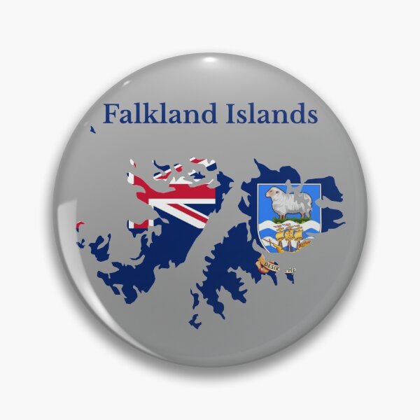 Artikelvorschau, Falklandinseln, Karte, Flagge, Britisches Überseegebiet entworfen und verkauft von marosharaf.