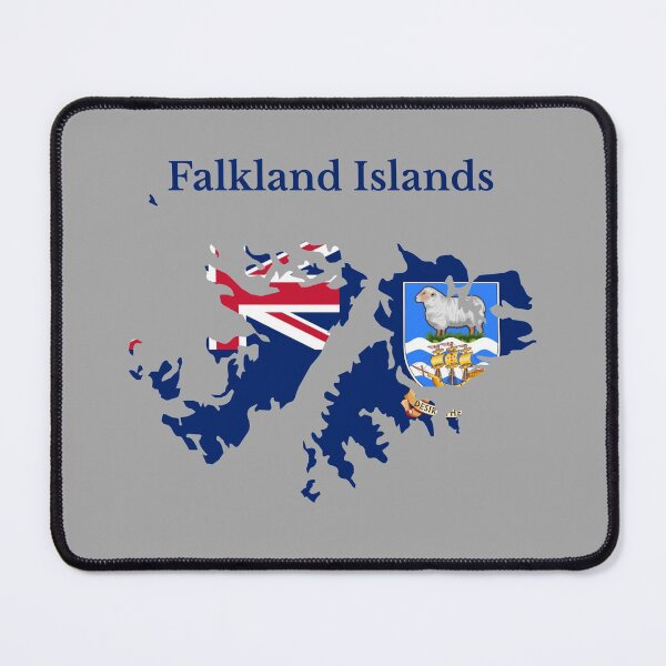 Item preview, Falkland Islands Map Flag, British Overseas Territory designed and sold by marosharaf.