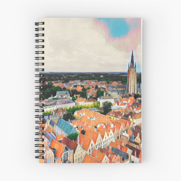 Item preview, Bruges Skyline designed and sold by Sofia-Draws.