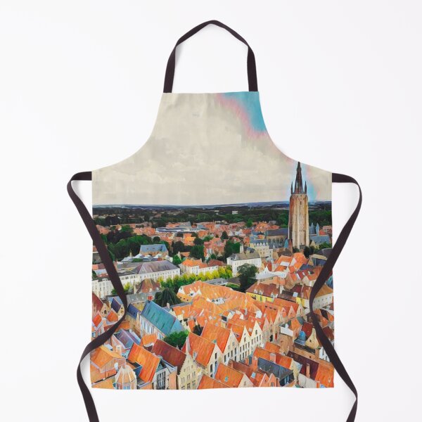Item preview, Bruges Skyline designed and sold by Sofia-Draws.