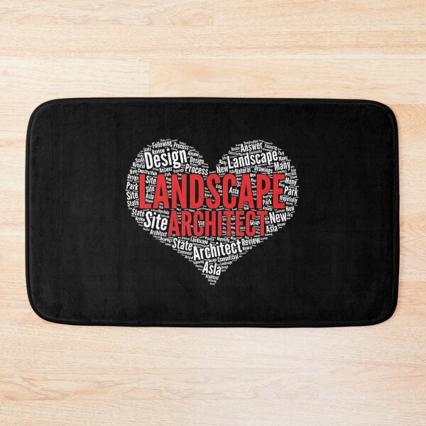 Item preview, Landscape Architect Heart Shape Word Cloud Architecture print designed and sold by theodoros20.