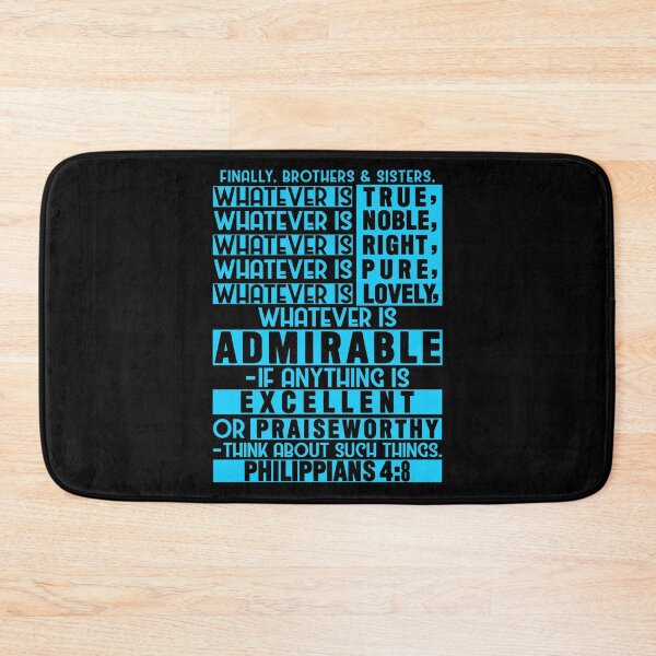 Item preview, Philippians 4:8 designed and sold by plushism.