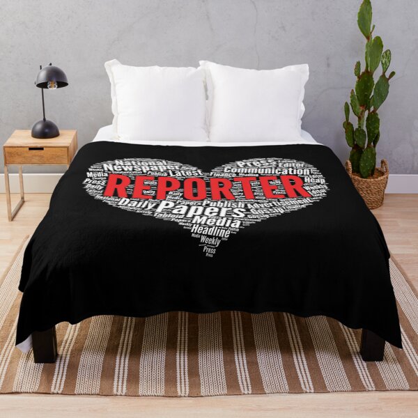 Item preview, Reporter Heart Shape Word Cloud Newspaper product designed and sold by theodoros20.