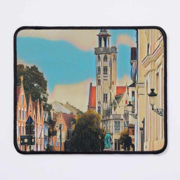 Item preview, Brugge Cityscape designed and sold by Sofia-Draws.