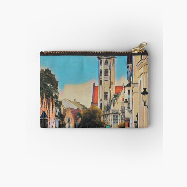 Item preview, Brugge Cityscape designed and sold by Sofia-Draws.