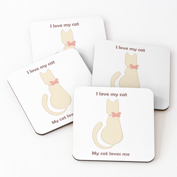 Item preview, I Love My Cat, My Cat Loves Me designed and sold by Sticker--Heaven.